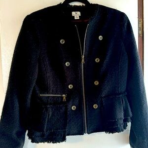 Black blazer…